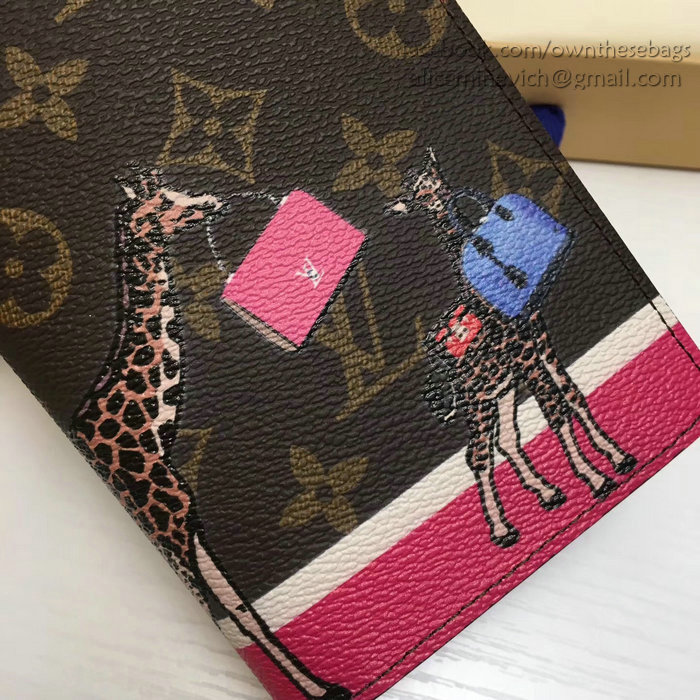 Louis Vuitton Monogram Canvas Stickers Brazza Wallet M66540