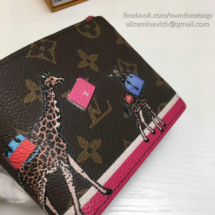 Louis Vuitton Monogram Canvas Stickers Multiple Wallet M60895