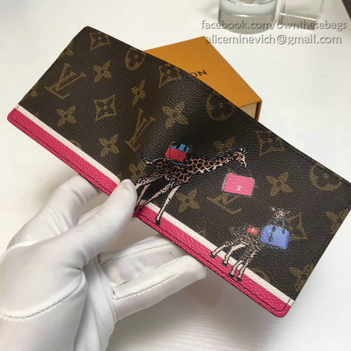 Louis Vuitton Monogram Canvas Stickers Multiple Wallet M60895