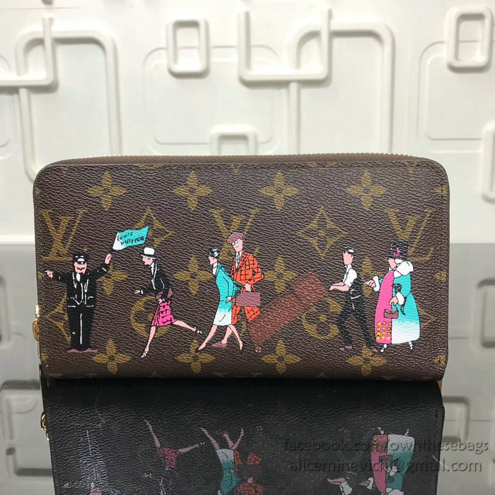 Louis Vuitton Monogram Canvas Zippy Wallet M60291