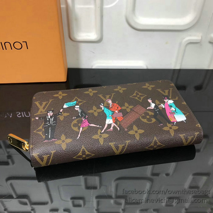 Louis Vuitton Monogram Canvas Zippy Wallet M60291