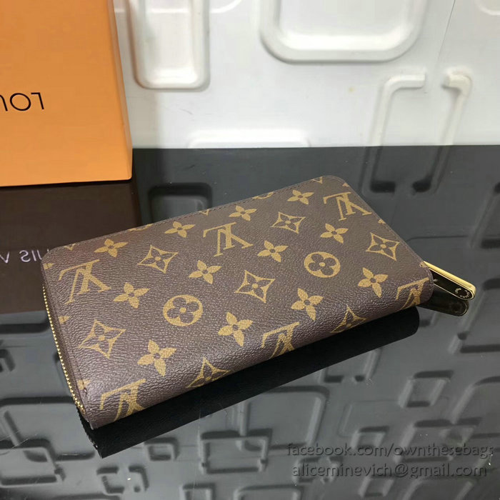 Louis Vuitton Monogram Canvas Zippy Wallet M60291