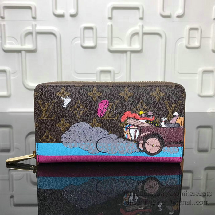 Louis Vuitton Monogram Canvas Zippy Wallet M61360