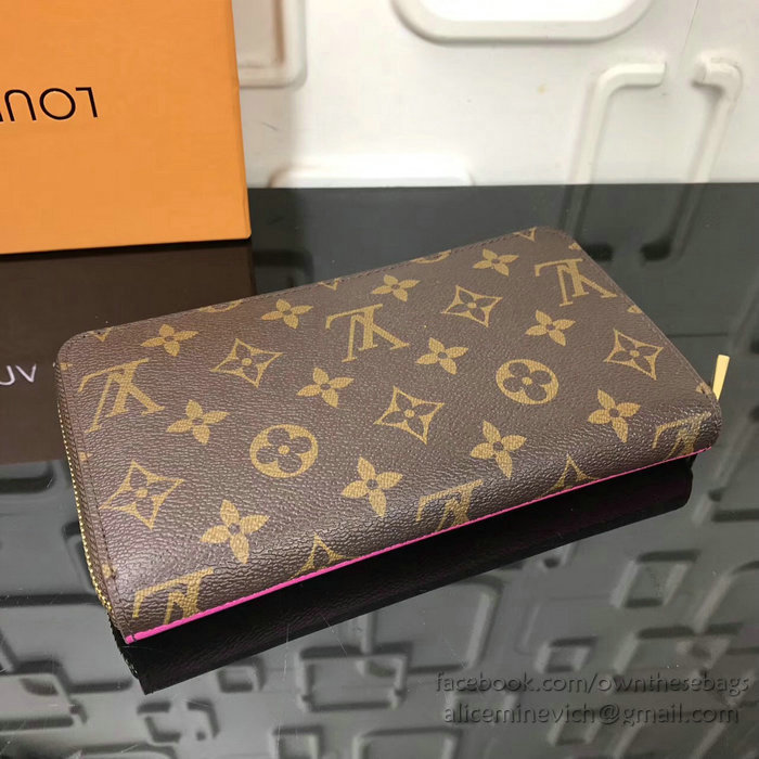 Louis Vuitton Monogram Canvas Zippy Wallet M61360