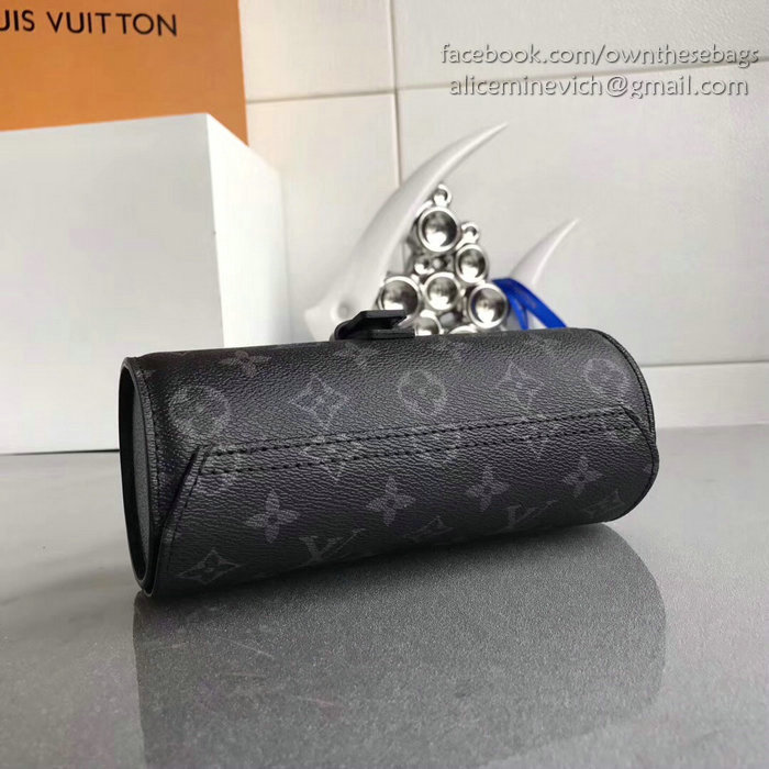 Louis Vuitton Monogram Eclipse Canvas 3 Watch Case M47530