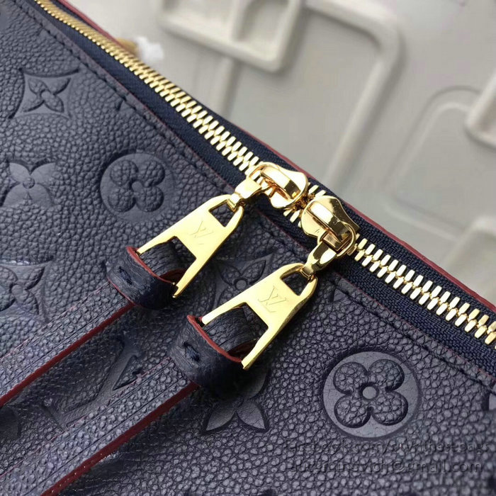 Louis Vuitton Monogram Empreinte Ponthieu PM Marine Rouge M43719