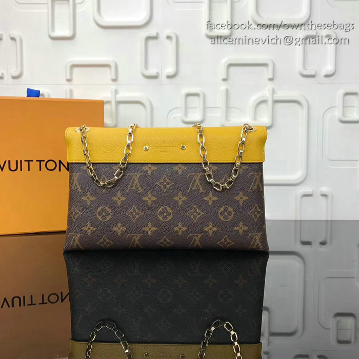 Louis Vuitton Pallas Chain Shoulder Bag Yellow M41200