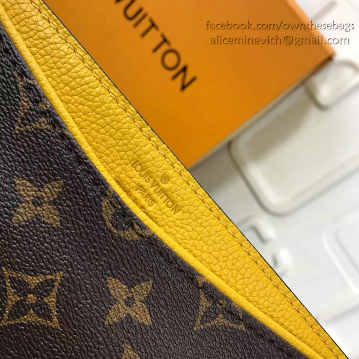 Louis Vuitton Pallas Chain Shoulder Bag Yellow M41200