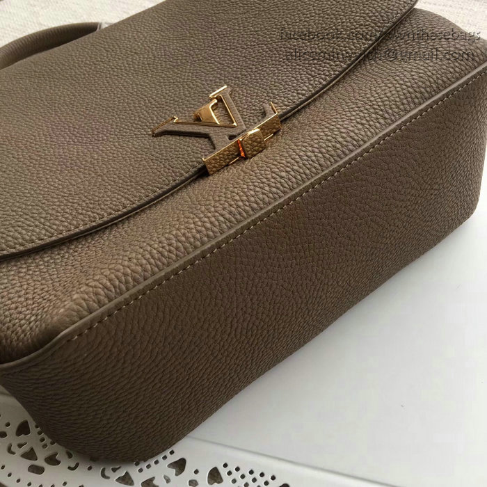 Louis Vuitton Taurillon Leather Volta Khaki M50255