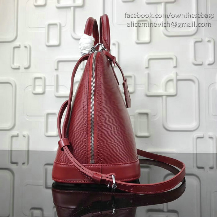 Louis Vuitton Epi Leather Alma MM Burgundy M40302