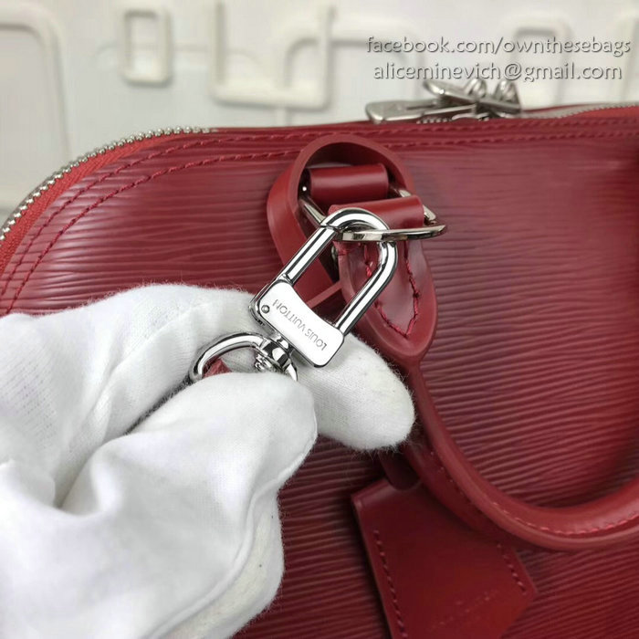 Louis Vuitton Epi Leather Alma MM Burgundy M40302