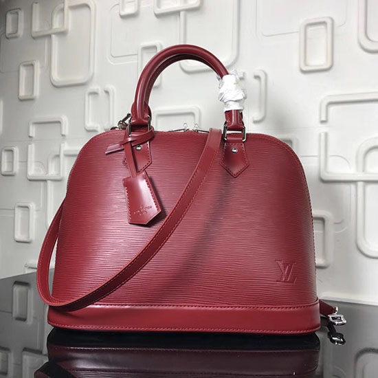 Louis Vuitton Epi Leather Alma MM Burgundy M40302