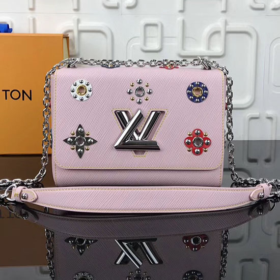 Louis Vuitton Epi Leather Twist MM Pink M54127