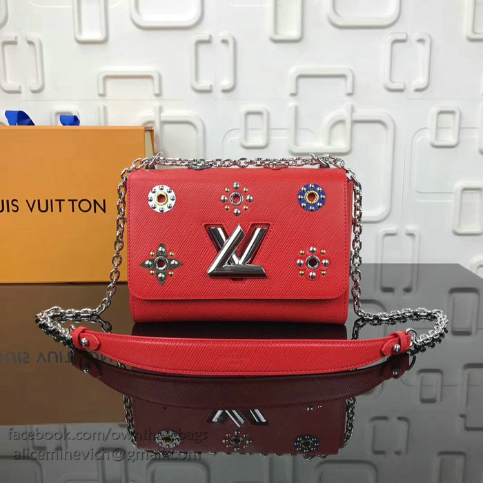 Louis Vuitton Epi Leather Twist MM Red M54127