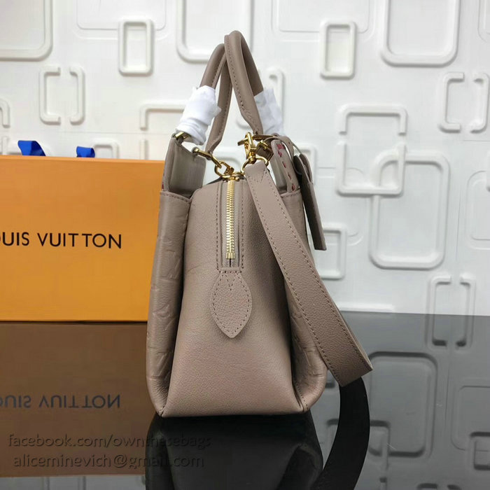 Louis Vuitton Monogram Empreinte Vosges MM Taupe Glace M43249