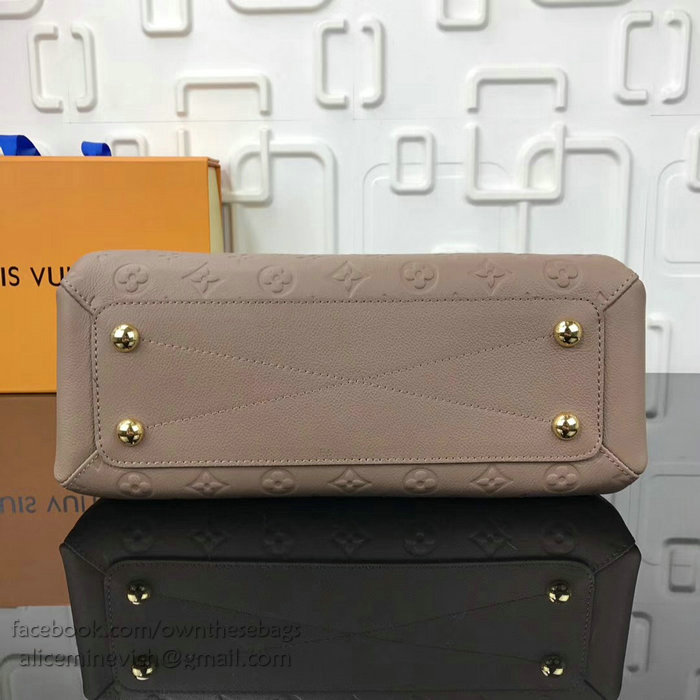 Louis Vuitton Monogram Empreinte Vosges MM Taupe Glace M43249