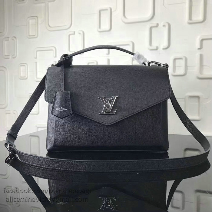 Louis Vuitton Soft Calfskin My Lockme Noir M54878