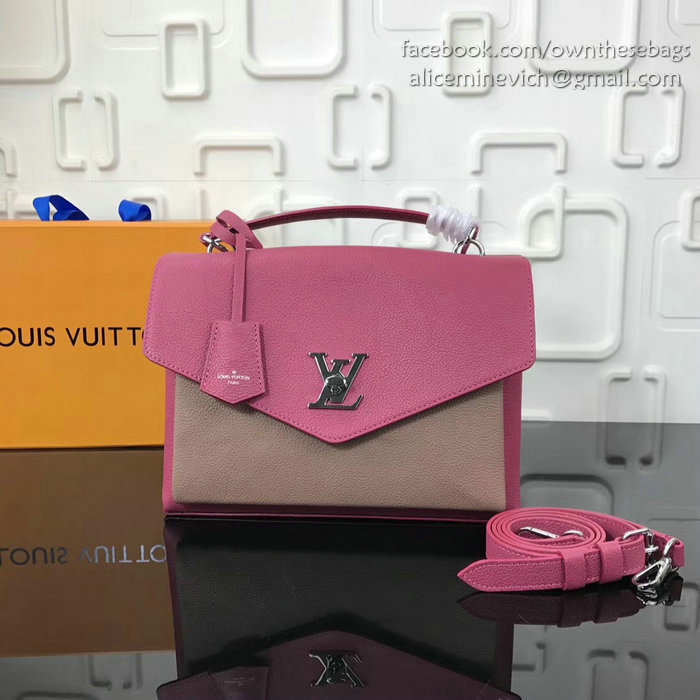 Louis Vuitton Soft Calfskin My Lockme Rose Pink M54878