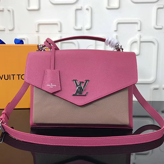 Louis Vuitton Soft Calfskin My Lockme Rose Pink M54878