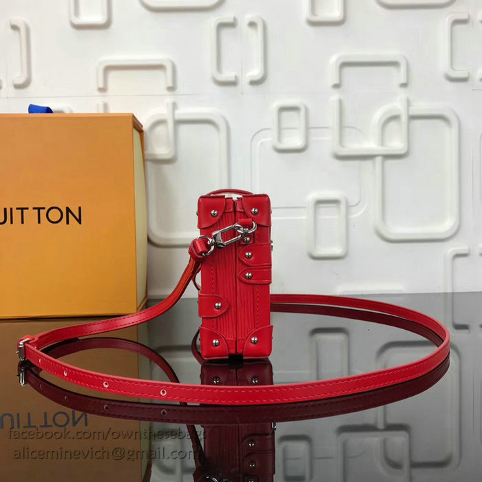 Louis Vuitton Supreme X Petite Malle Red M94219