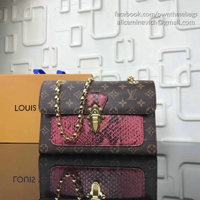 Louis Vuitton Victoire Python M41731