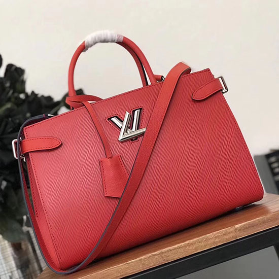 Louis Vuitton Epi Leather Twist Tote Red M54980