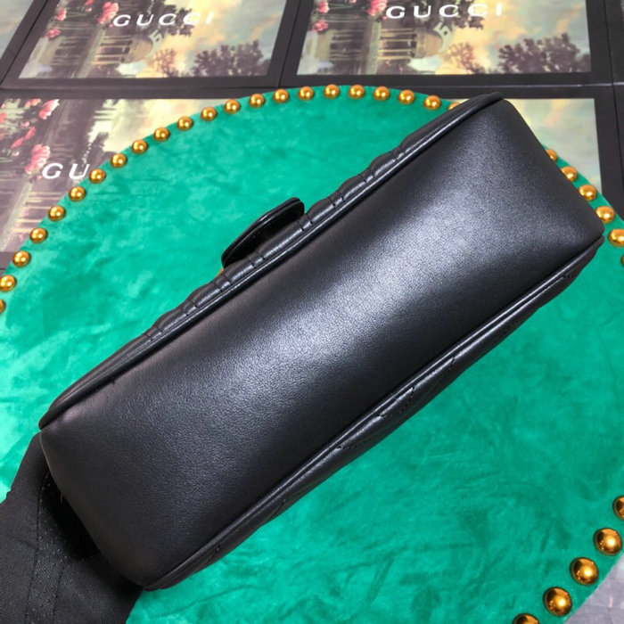 Gucci GG Marmont Small Shoulder Bag Black 498100