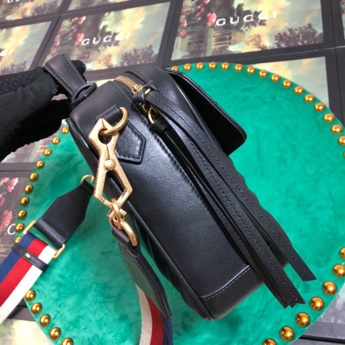 Gucci GG Marmont Small Shoulder Bag Black 498100