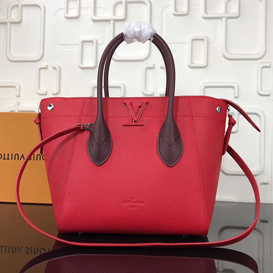 Louis Vuitton Calfskin Freedom Red M54843