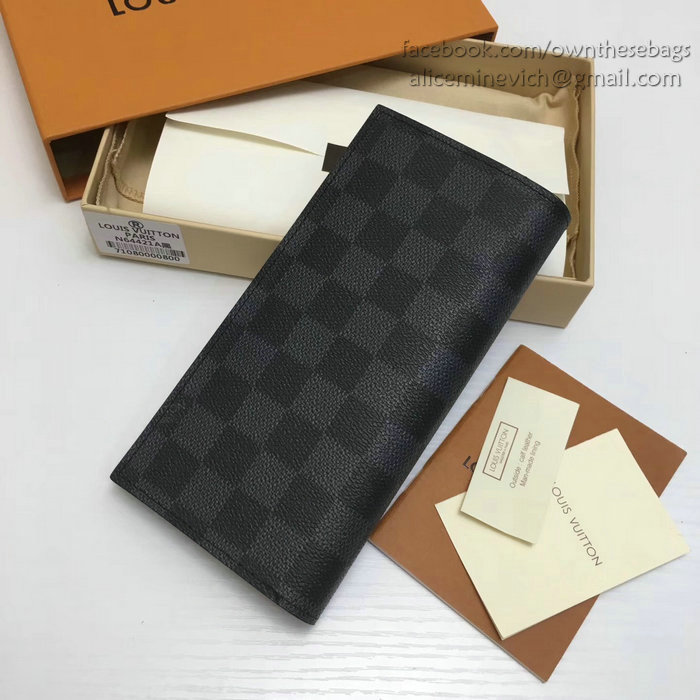 Louis Vuitton Damier Graphite Canvas Alexandre Wallet N64421