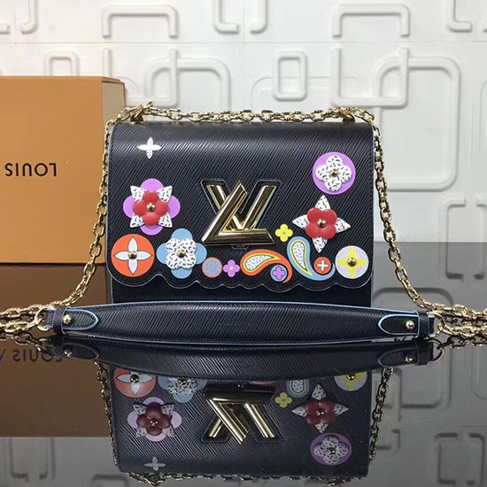 Louis Vuitton Epi Leather Twist MM Noir M54857