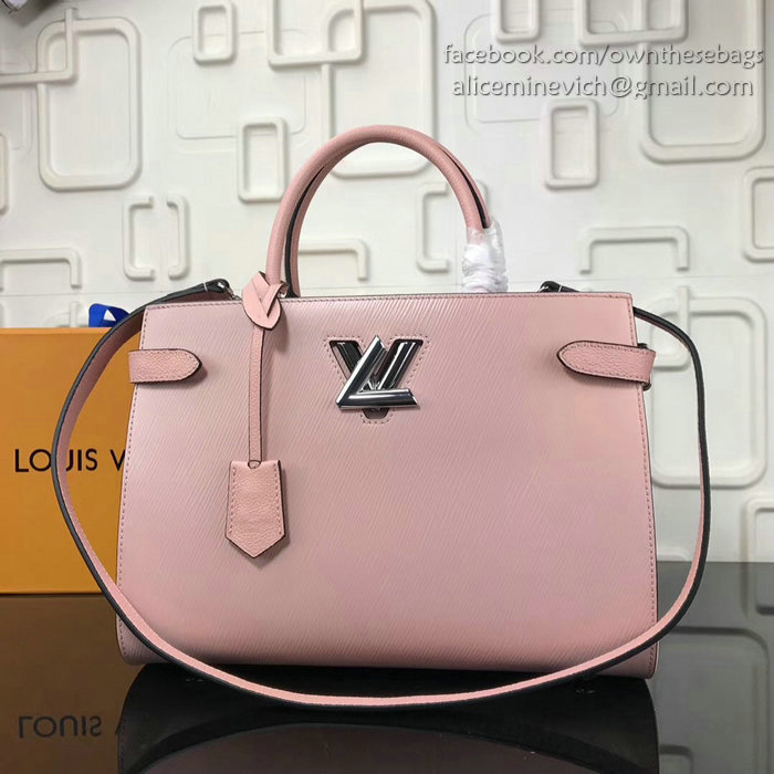 Louis Vuitton Epi Leather Twist Tote Pink M54980