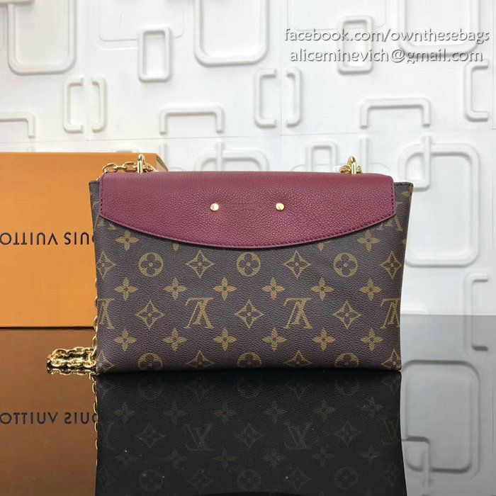 Louis Vuitton Monogram Canvas Saint Placide Burgundy M43713