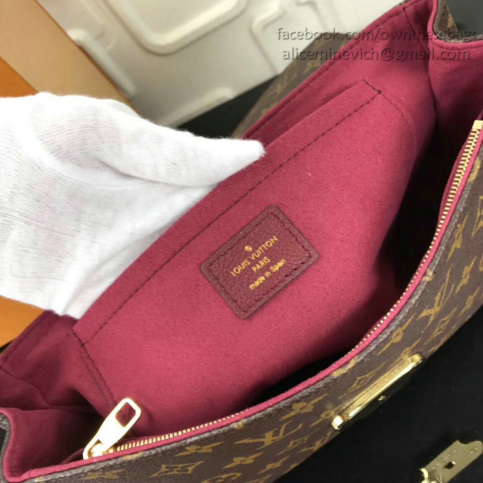 Louis Vuitton Monogram Canvas Saint Placide Burgundy M43713