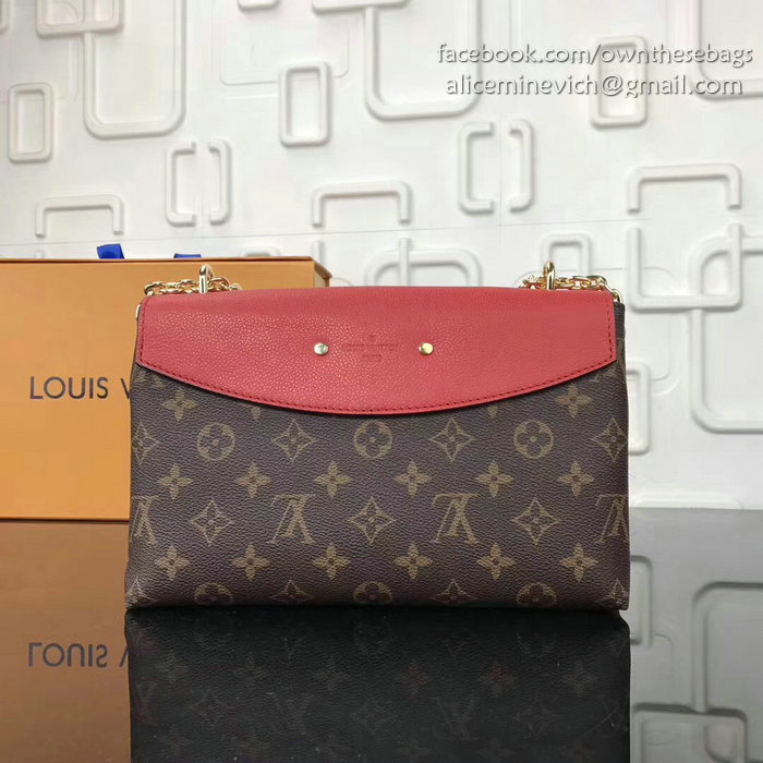 Louis Vuitton Monogram Canvas Saint Placide Red M43713