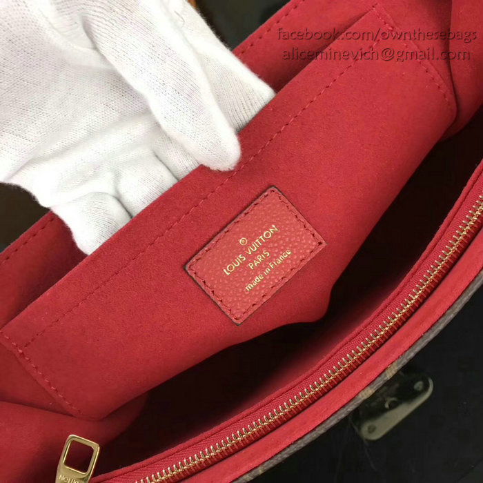 Louis Vuitton Monogram Canvas Saint Placide Red M43713