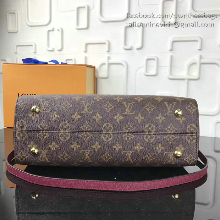 Louis Vuitton Monogram Canvas Venus Bag Burgundy M41778