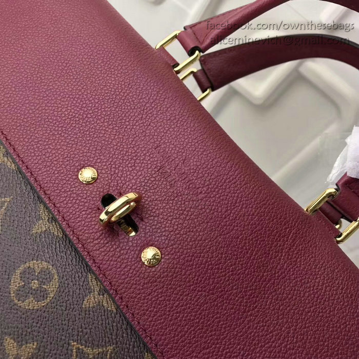 Louis Vuitton Monogram Canvas Venus Bag Burgundy M41778