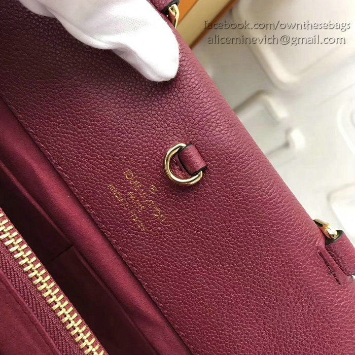 Louis Vuitton Monogram Canvas Venus Bag Burgundy M41778