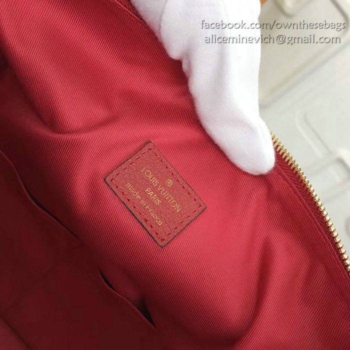 Louis Vuitton Monogram Empreinte Ponthieu PM Red M43719