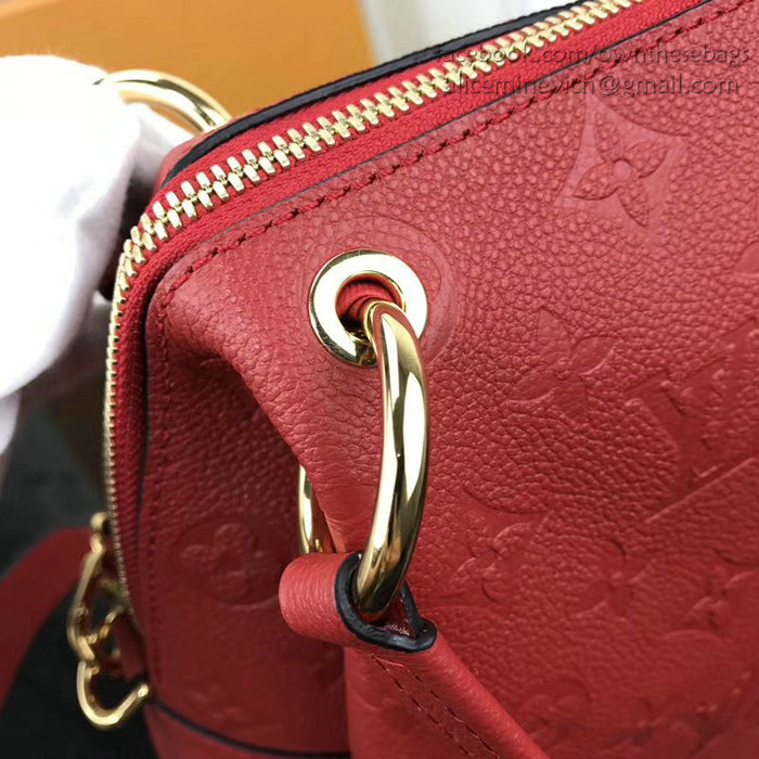 Louis Vuitton Monogram Empreinte Ponthieu PM Red M43719