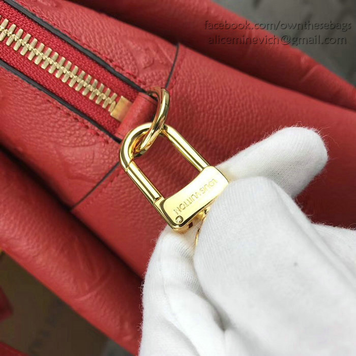 Louis Vuitton Monogram Empreinte Ponthieu PM Red M43719