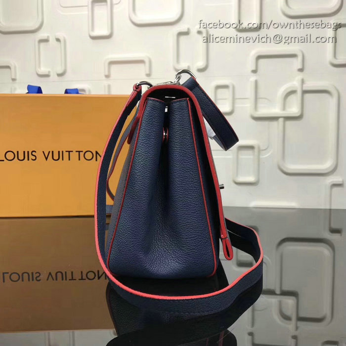 Louis Vuitton Soft Calf Leather LOCKME II Blue M50250