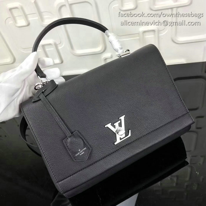 Louis Vuitton Soft Calf Leather LOCKME II Noir M50250