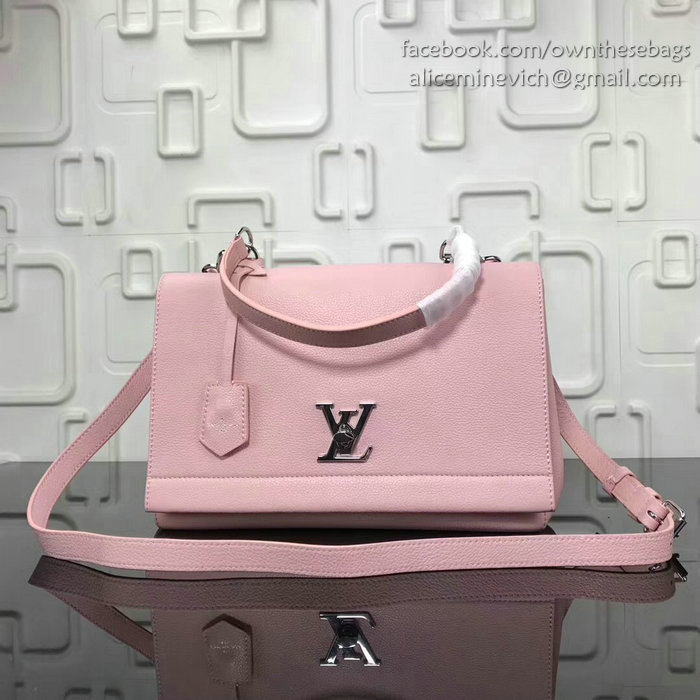 Louis Vuitton Soft Calf Leather LOCKME II Pink M50250