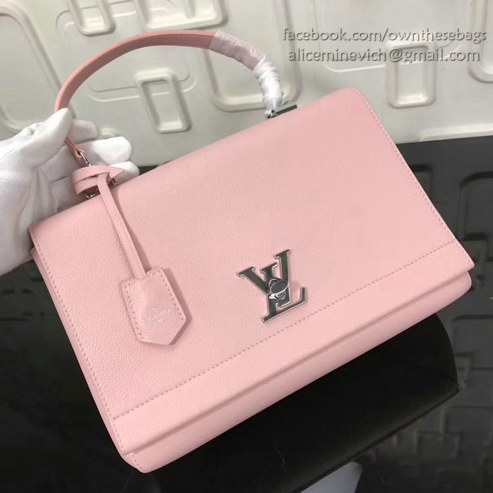 Louis Vuitton Soft Calf Leather LOCKME II Pink M50250