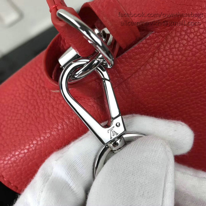 Louis Vuitton Soft Calf Leather LOCKME II Red M50250