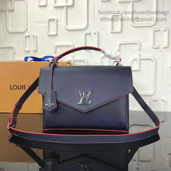 Louis Vuitton Soft Calfskin My Lockme Blue M54878