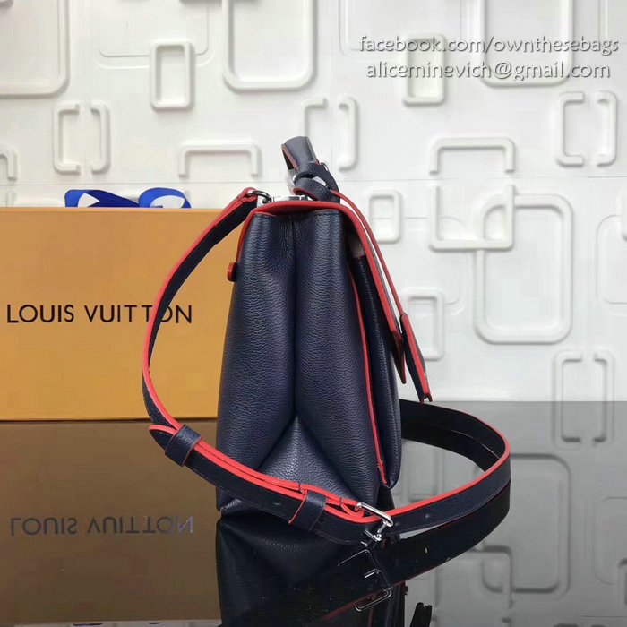 Louis Vuitton Soft Calfskin My Lockme Blue M54878