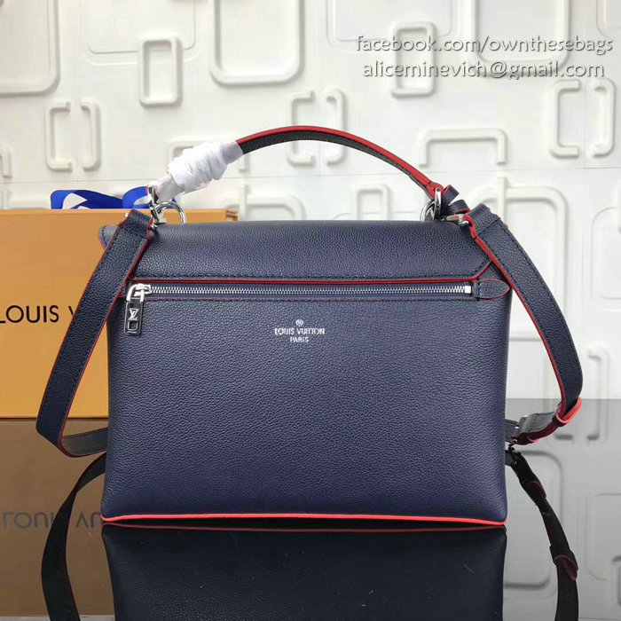 Louis Vuitton Soft Calfskin My Lockme Blue M54878